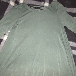 Super casual fun 3/4 sleeve dress!